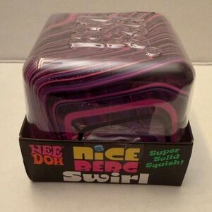 NeeDoh Nice Berg Swirl - Purple Swirl | New Release Super Solid Squish